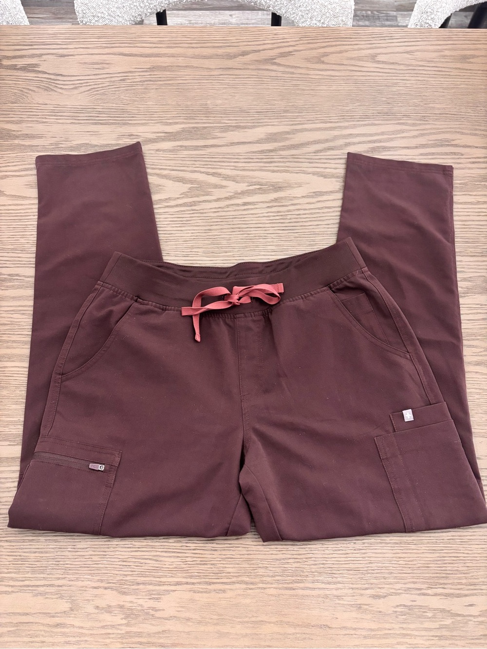 Figs Espresso Brown Kade Scrub Pants